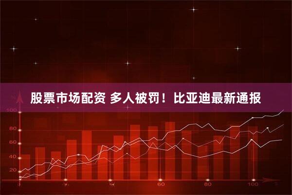 股票市场配资 多人被罚！比亚迪最新通报
